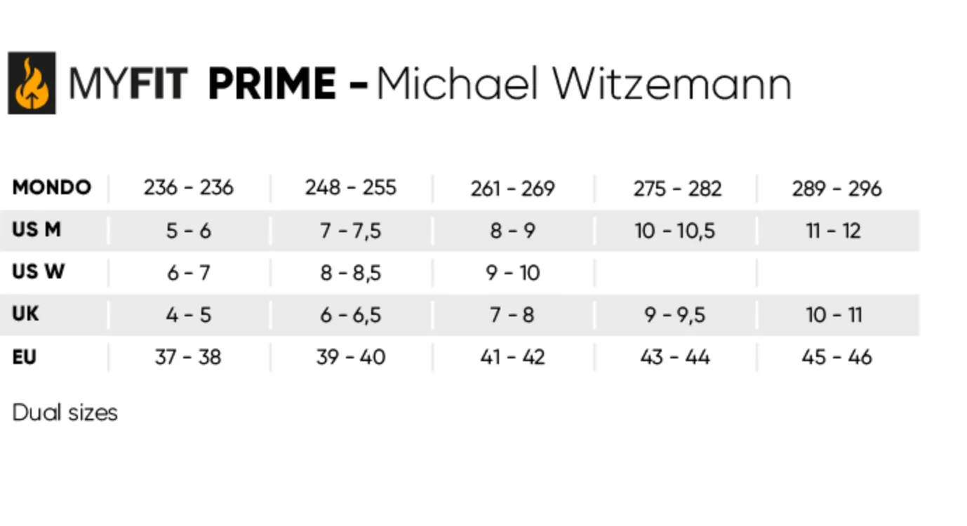 MYFIT - Witzemann Prime Inline Skate Liner