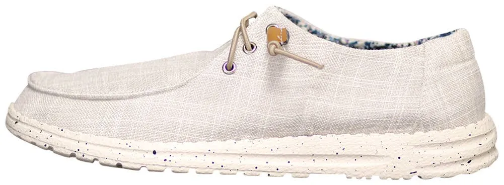 Norty Womens 5-10 GRAY CANVAS BOAT SHOE