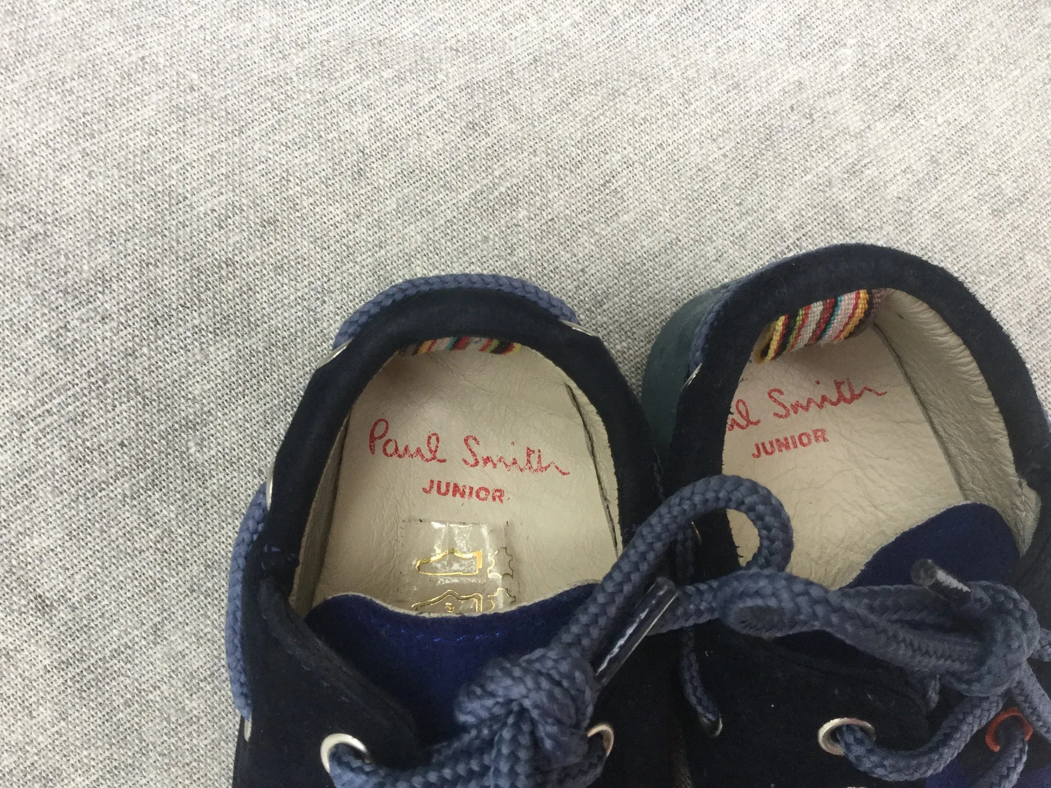 Paul Smith Junior Baby Boys' Suede Drury Boat Shoes Size 17/18