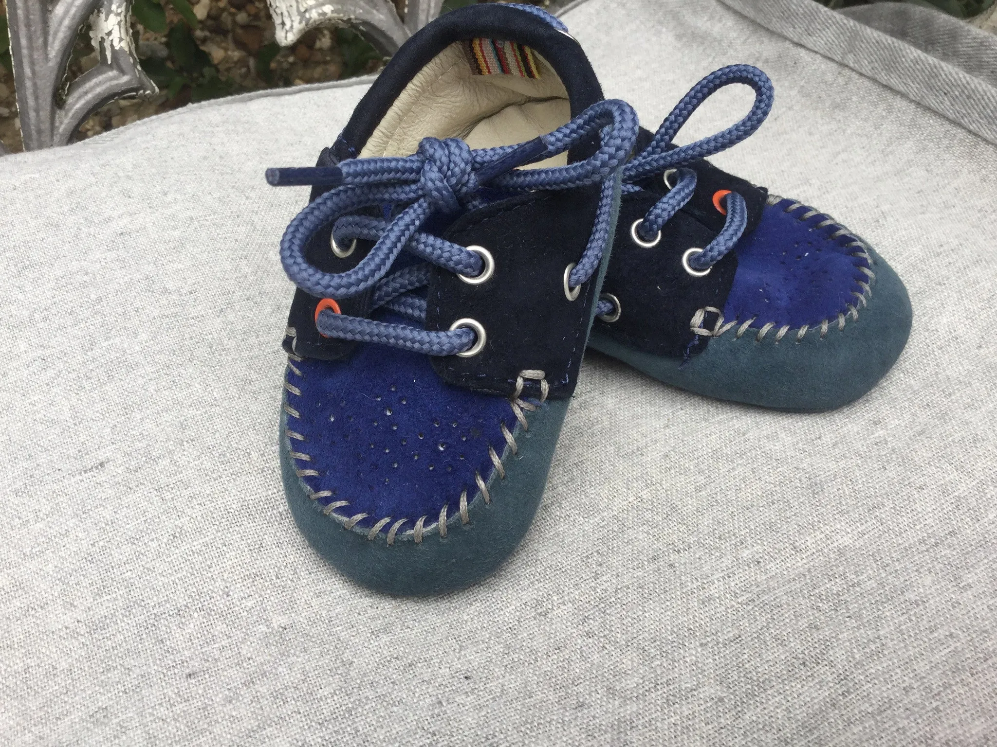 Paul Smith Junior Baby Boys' Suede Drury Boat Shoes Size 17/18