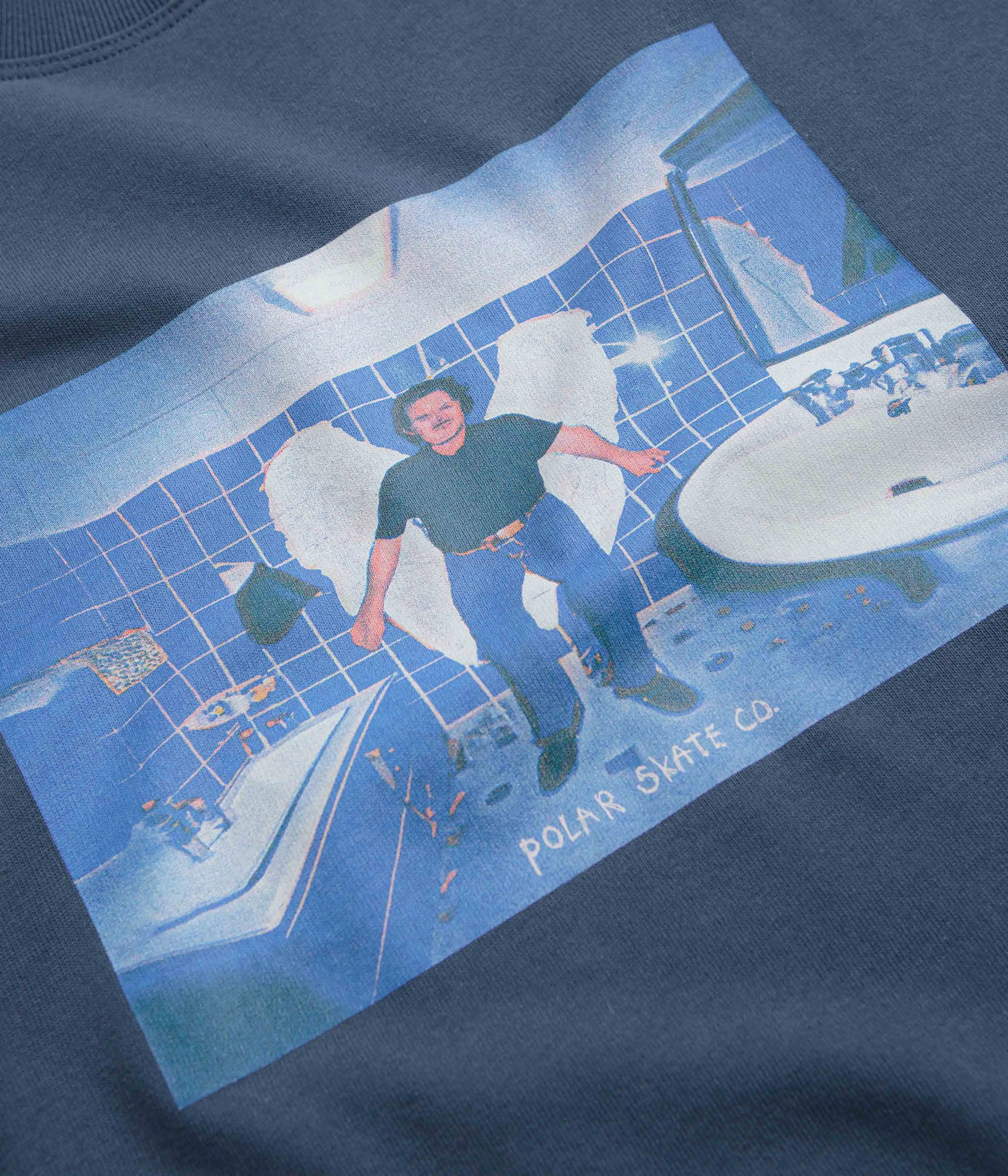 Polar Angel Man T-Shirt - Grey Blue