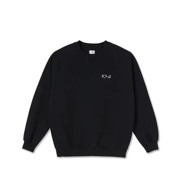 Polar Skate Co Default Crew - Black