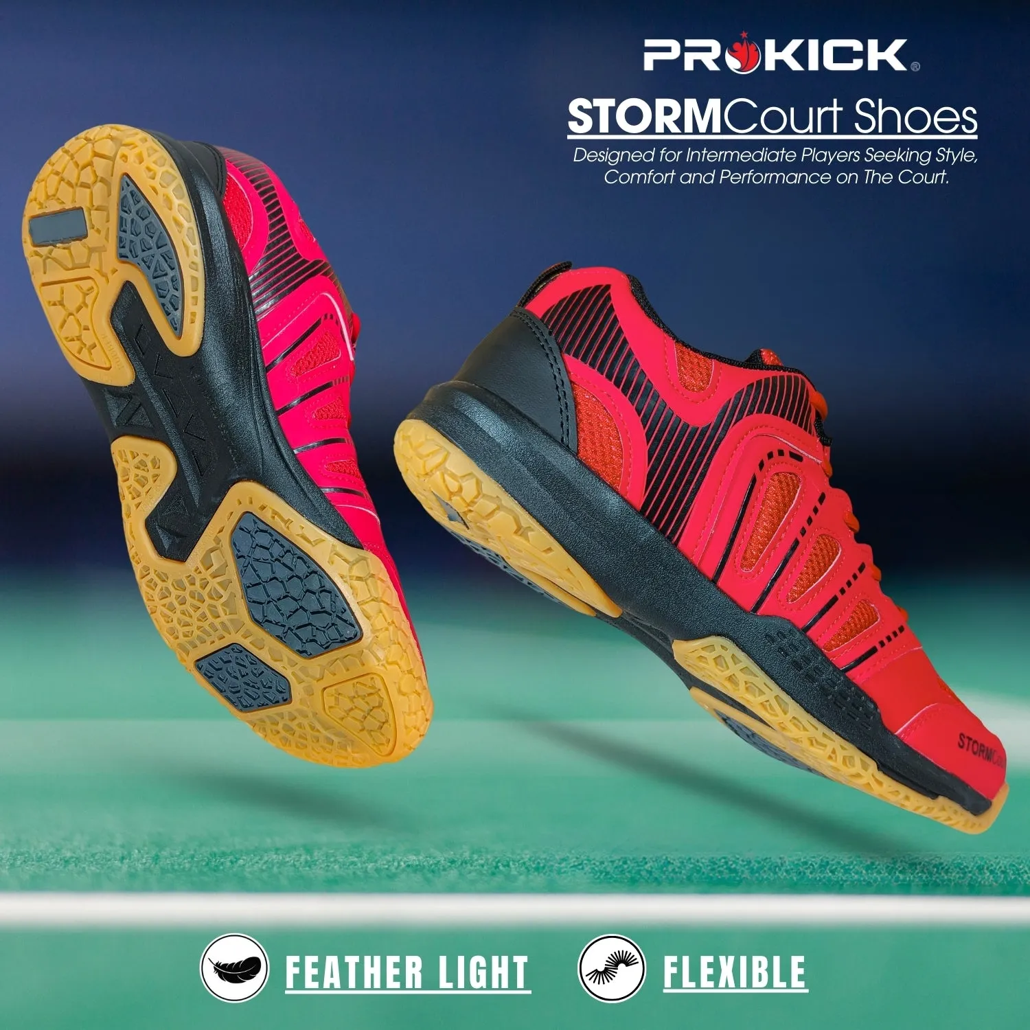 Prokick Storm Court Badminton Shoes