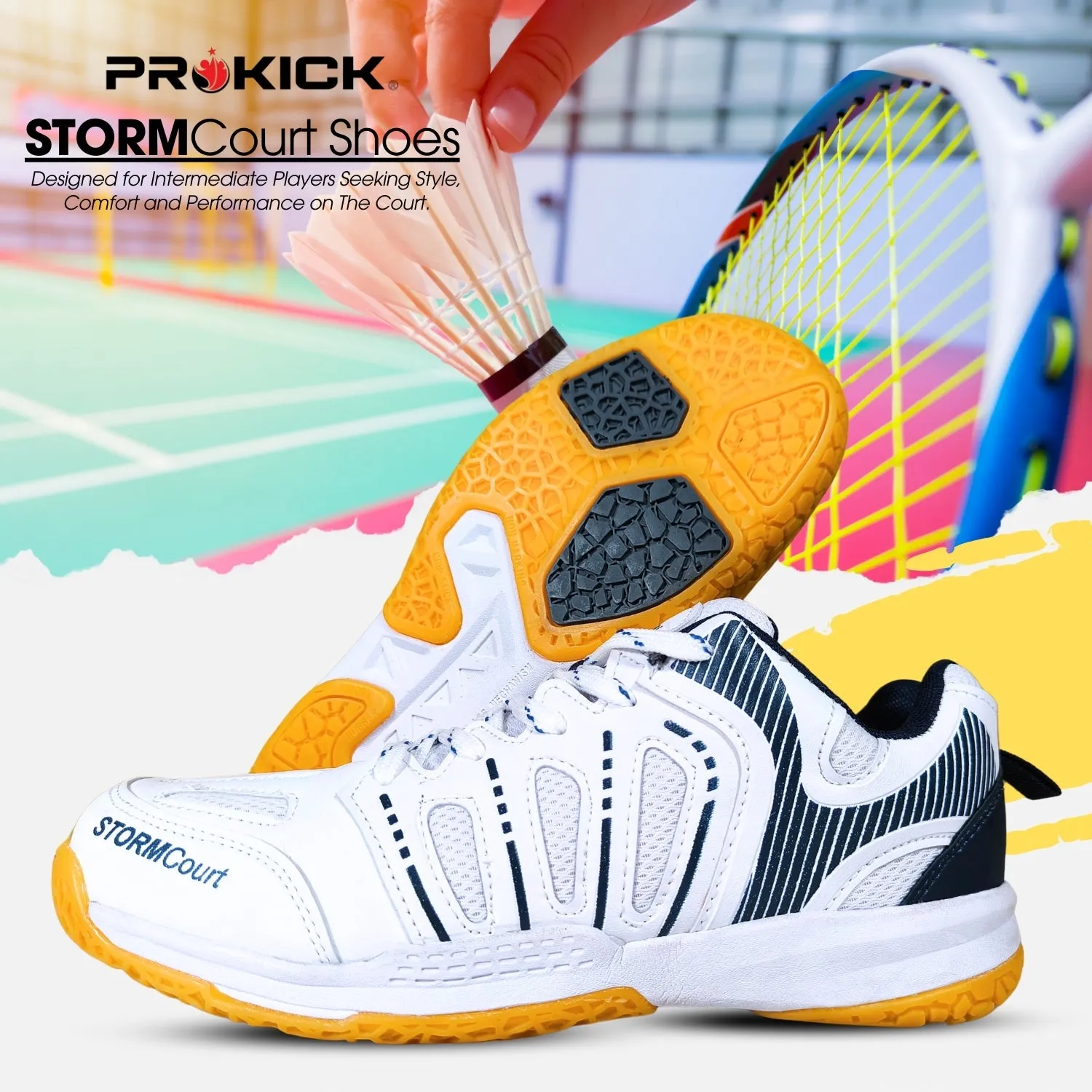 Prokick Storm Court Badminton Shoes