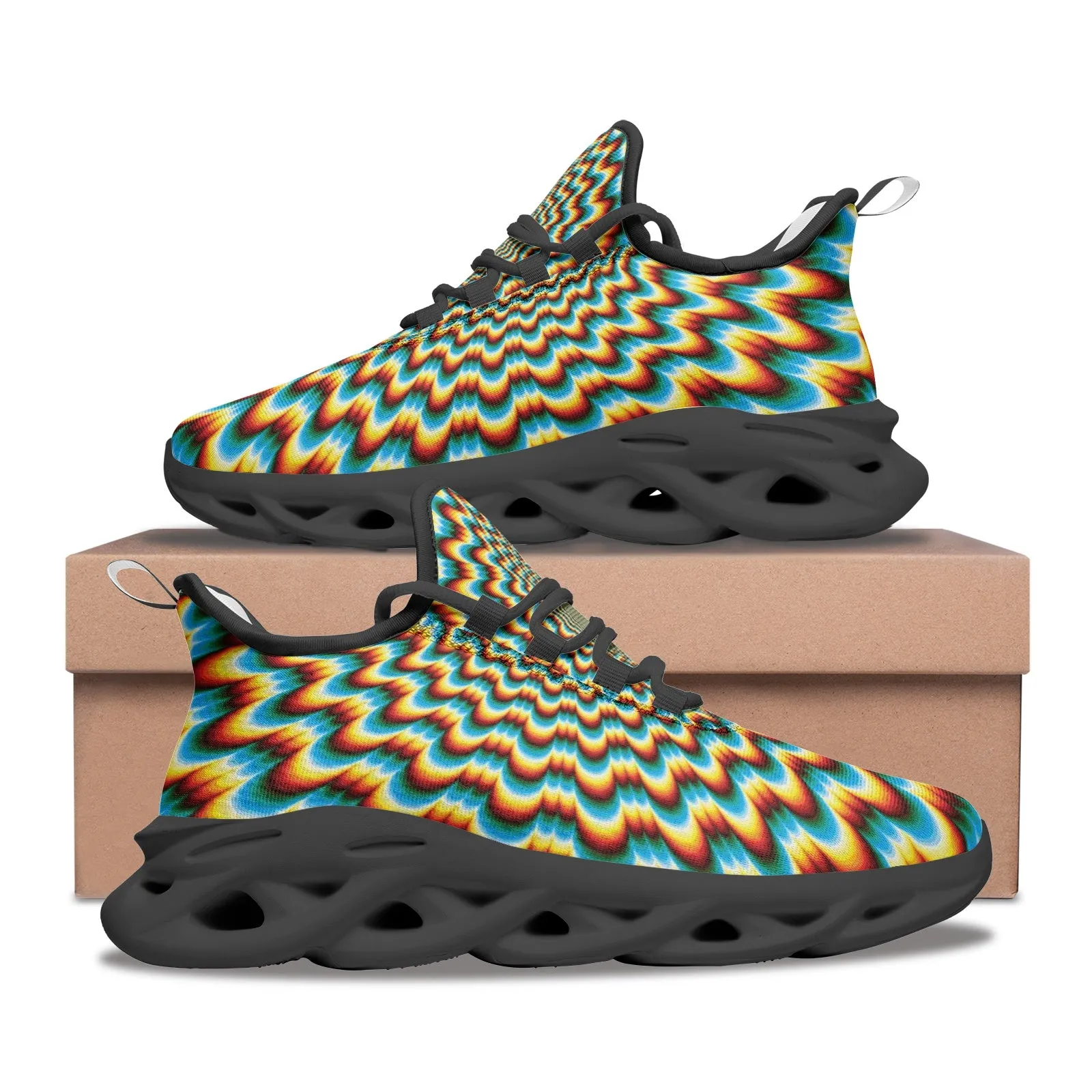 RIPPLES Unisex Bounce Mesh Knit Sneakers | ROB MACK