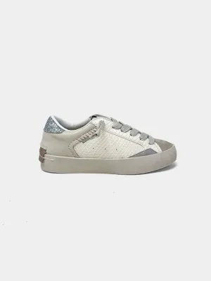 Ruby Kids Sneaker in Bone Snake