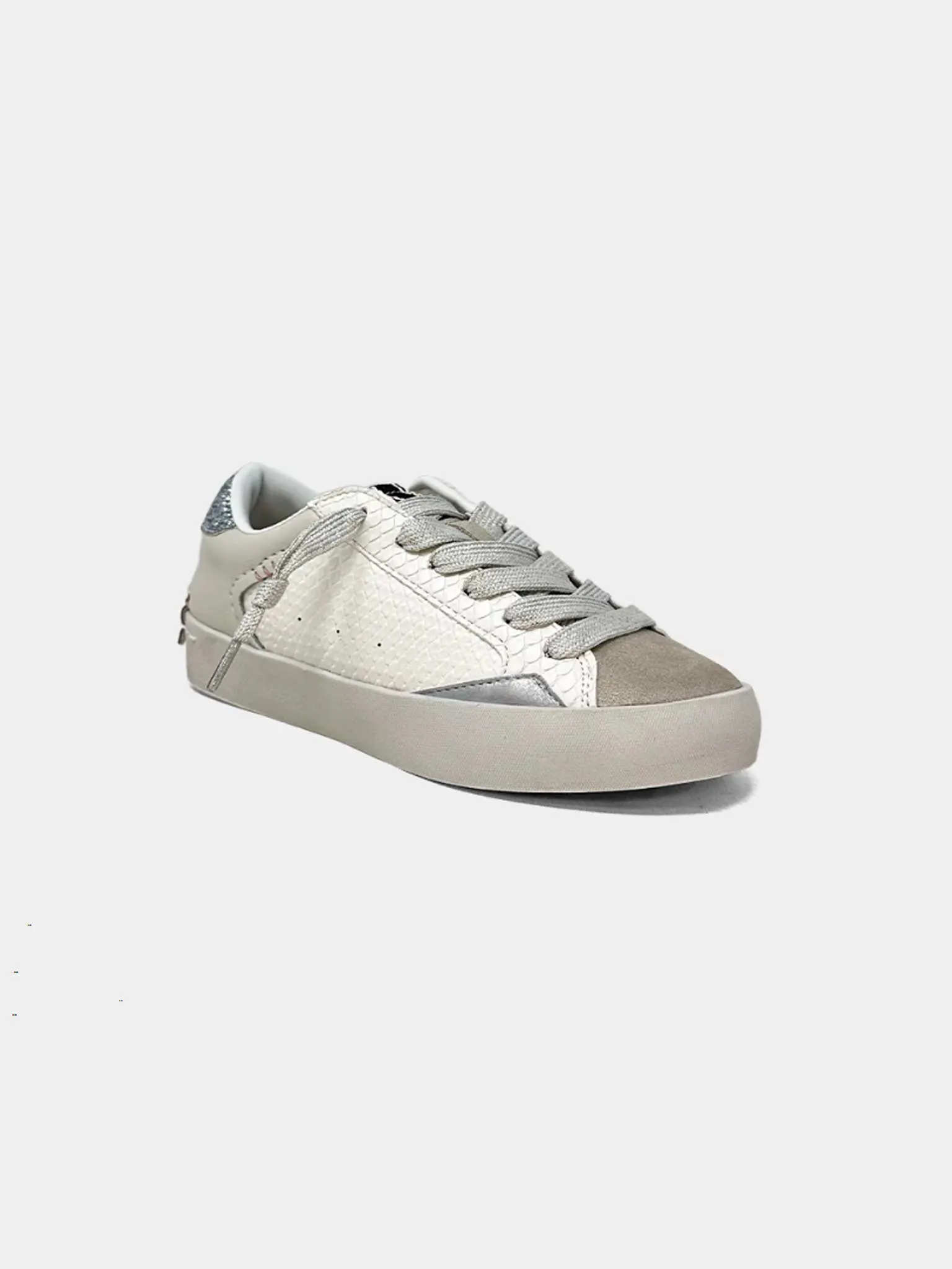 Ruby Kids Sneaker in Bone Snake