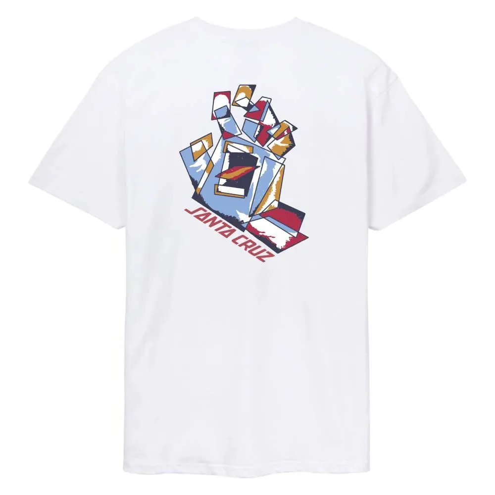 Santa Cruz Screaming Scratched Hand Strip T Shirt