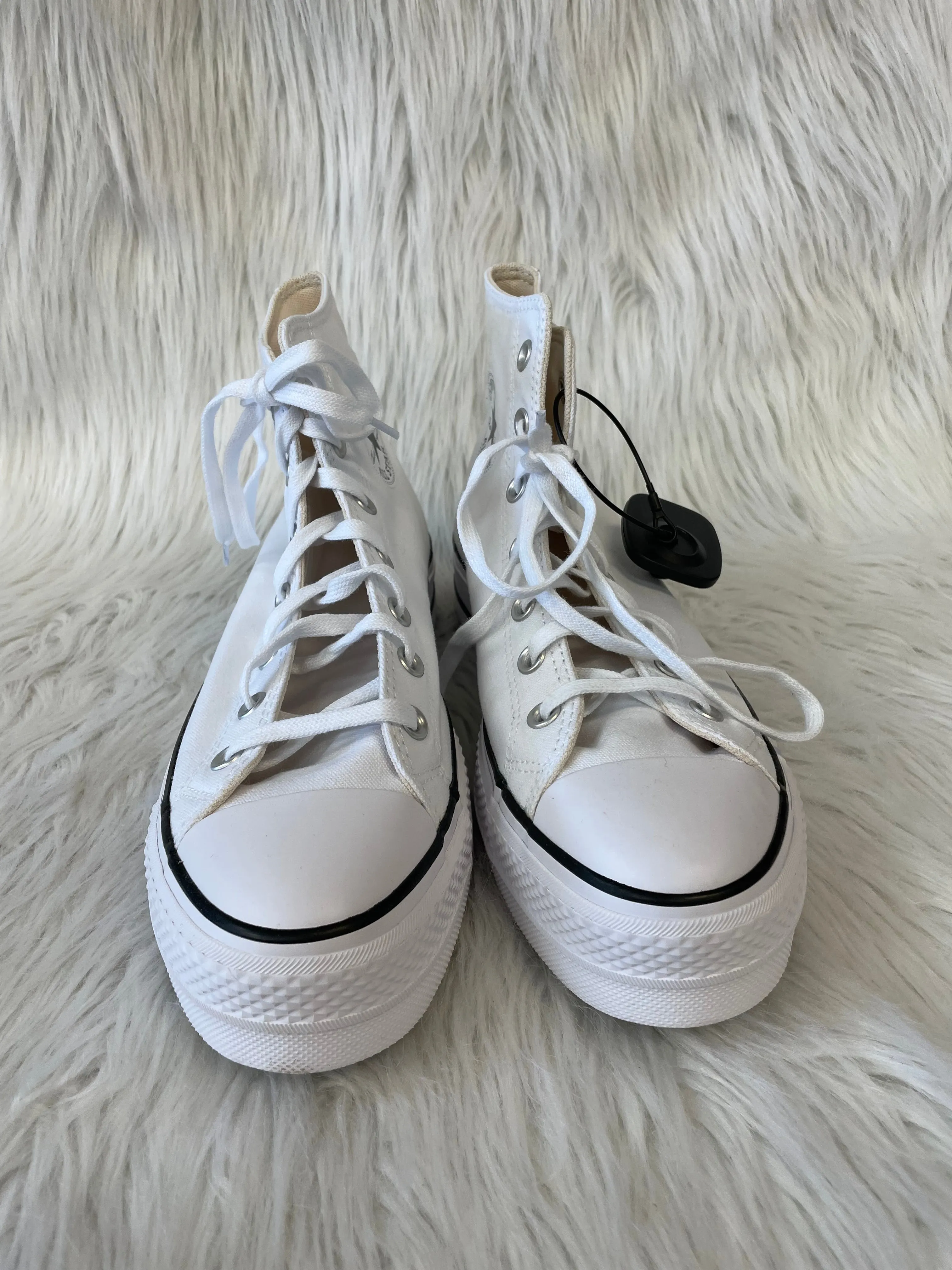 Shoes Sneakers Platform By Converse In White, Size: 9.5