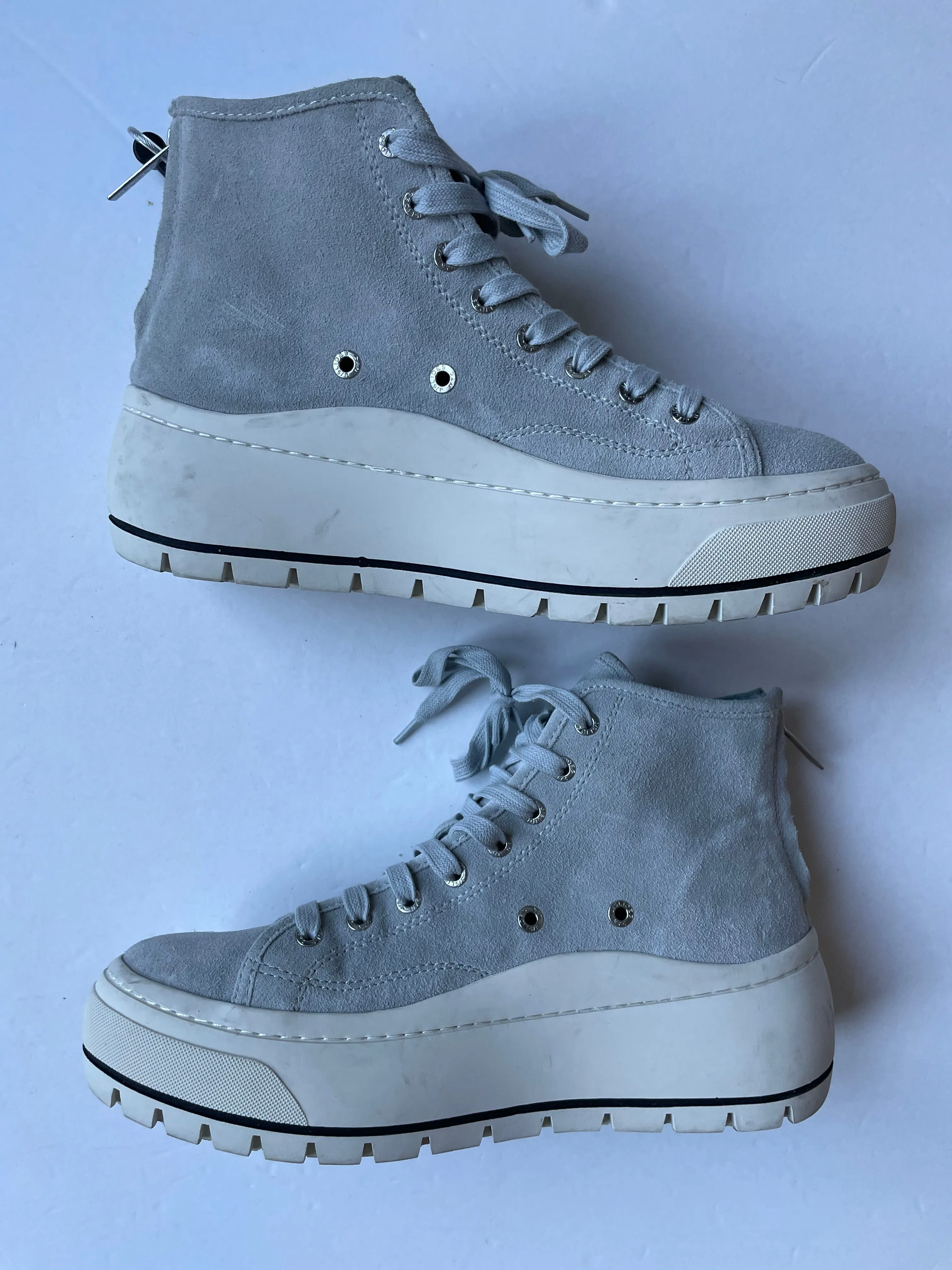 Shoes Sneakers Platform By J Slides In Grey, Size: 10