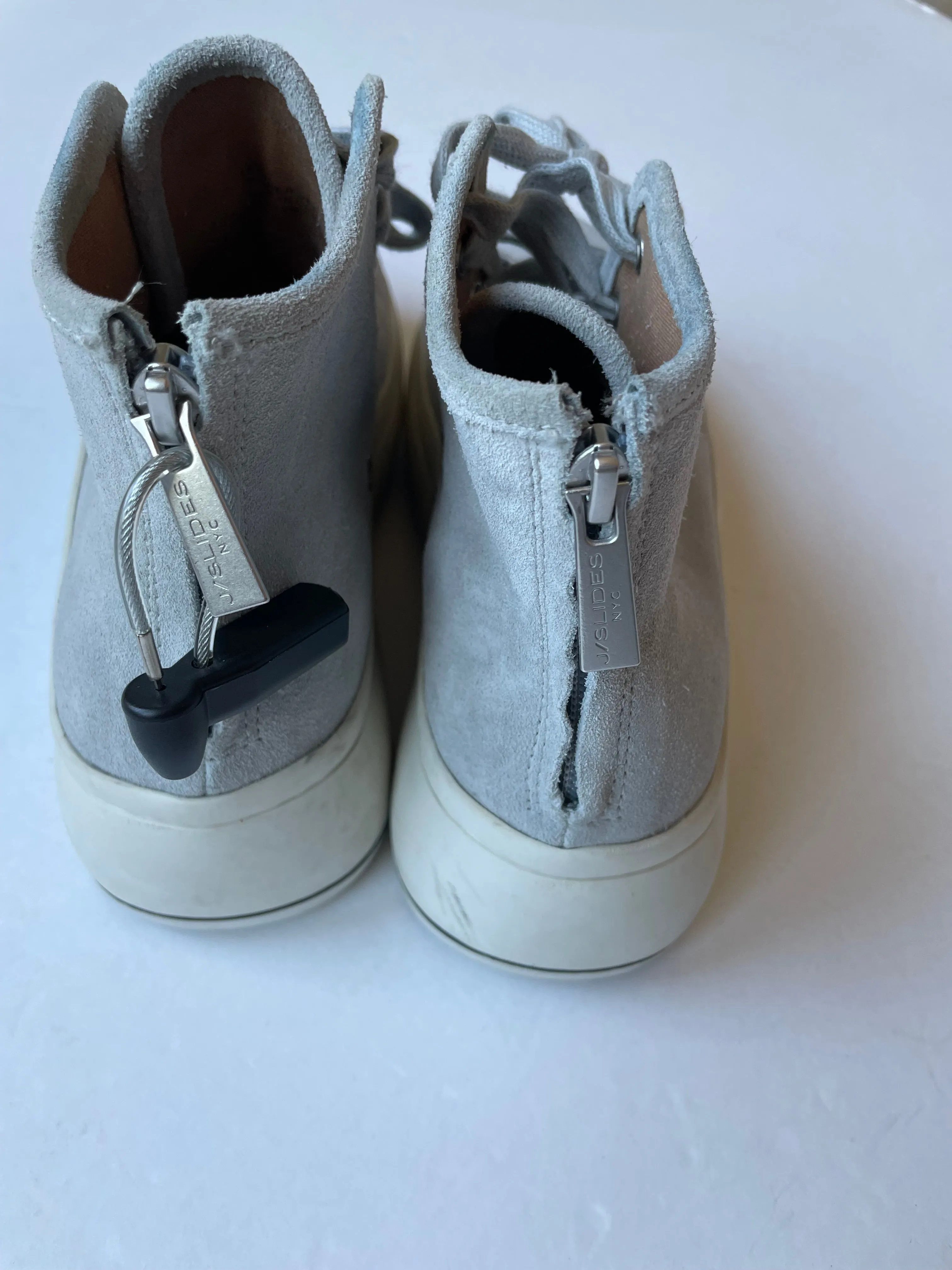 Shoes Sneakers Platform By J Slides In Grey, Size: 10