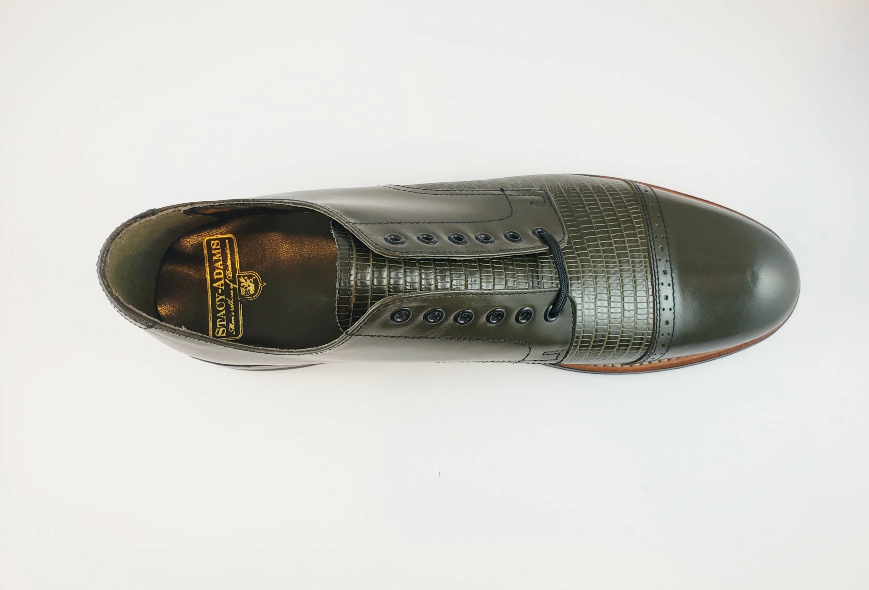 Stacy Adams Lizard Combo Print