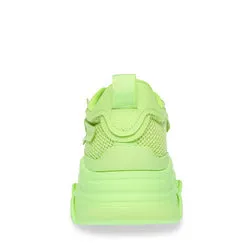 Steve Madden Possession Lime Fashion Lace Up Boyfriend Chunky Platform Sneakers