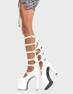 Still Reigning Platform Knee High Boots