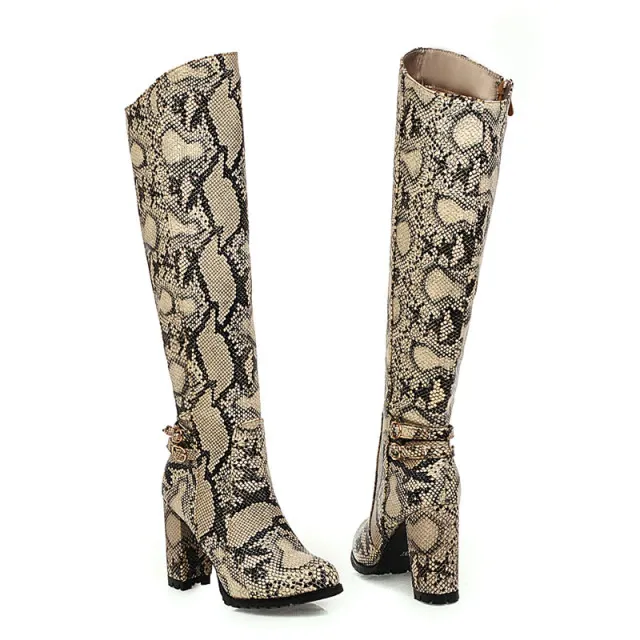USS Shoes Max Women's Knee High Leather Boots