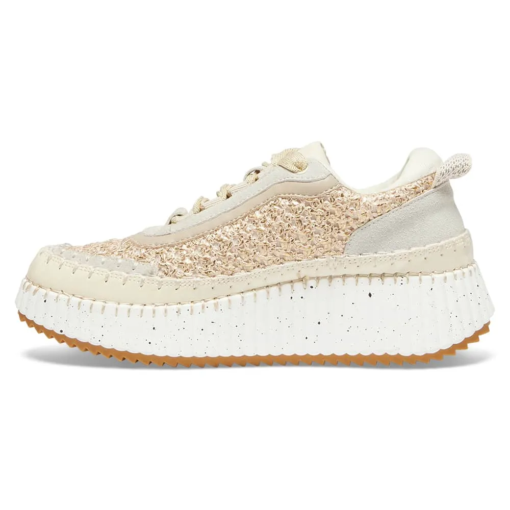 Vivid Sneaker in Gold Multi