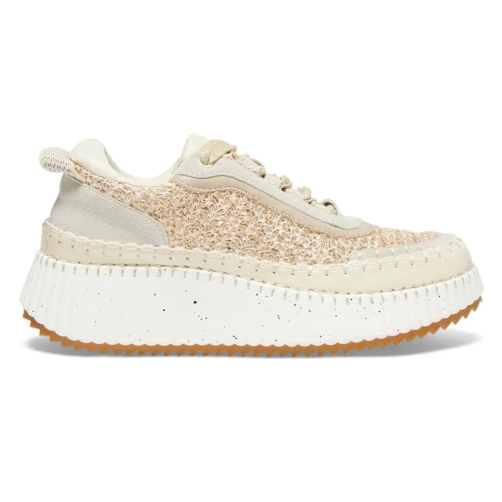 Vivid Sneaker in Gold Multi
