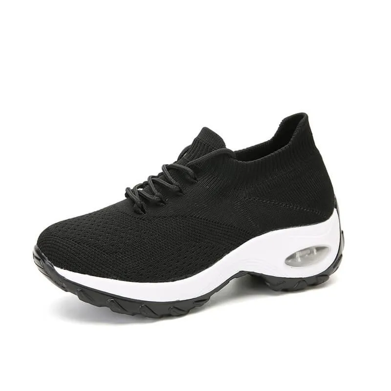 Walk On Cloud Cushioned Platform Sneakers
