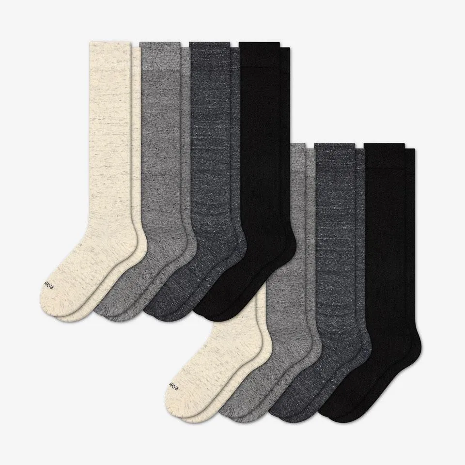 Women's Lightweight Knee High Sock 8-Pack