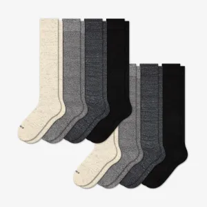 Women's Lightweight Knee High Sock 8-Pack